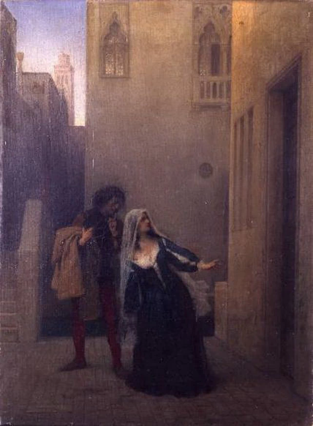 Bianca Capello abbandona la casa paterna - Accademia di Belle Arti di Brera, Milano